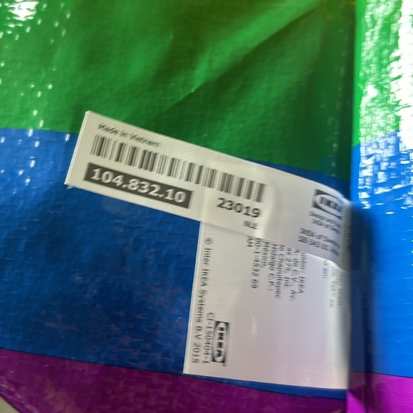 NWT IKEA Rainbow 🌈 tote bag - Picture 7 of 8